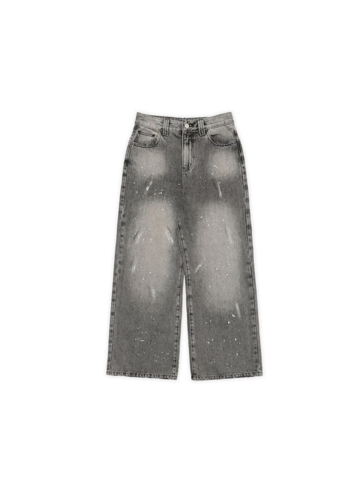 Spray horsebit high waisted nine-minute pants