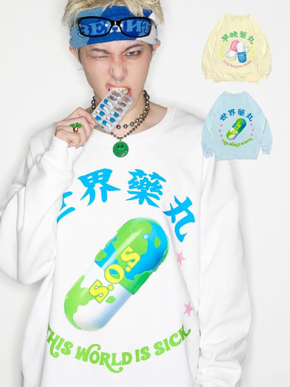 Pill Loose Sweatshirt