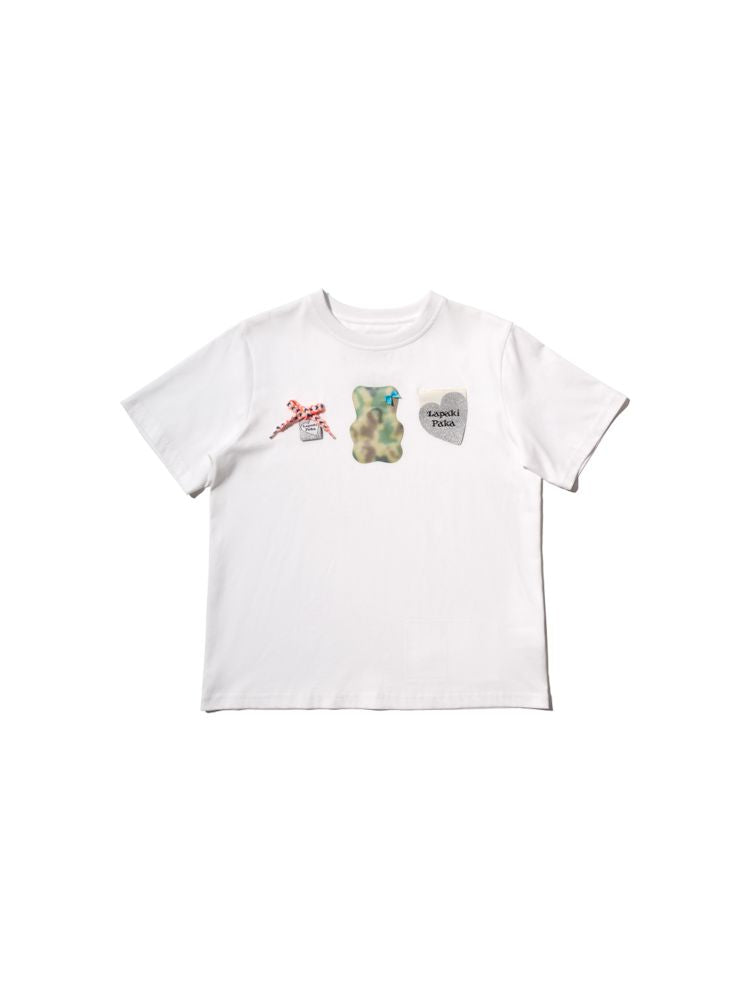 Camouflage Gummy Bear Digital Print T-Shirt