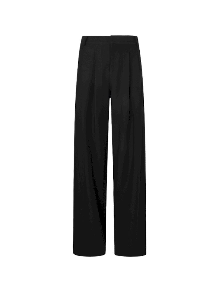 Pinch Pleat Wide Leg Suit