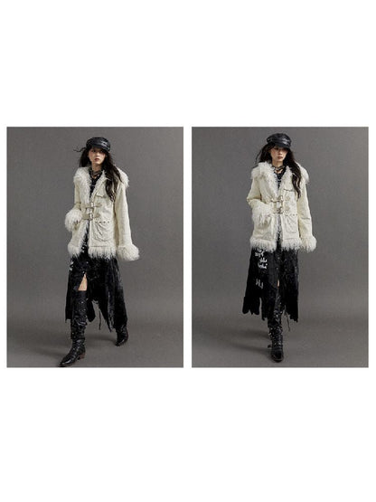 Loose Long Thickened Plush Coat Fur