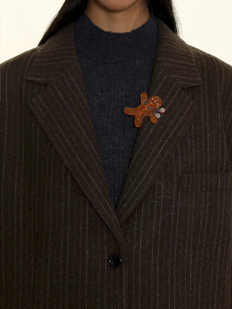 Tweed Copper Button Suit