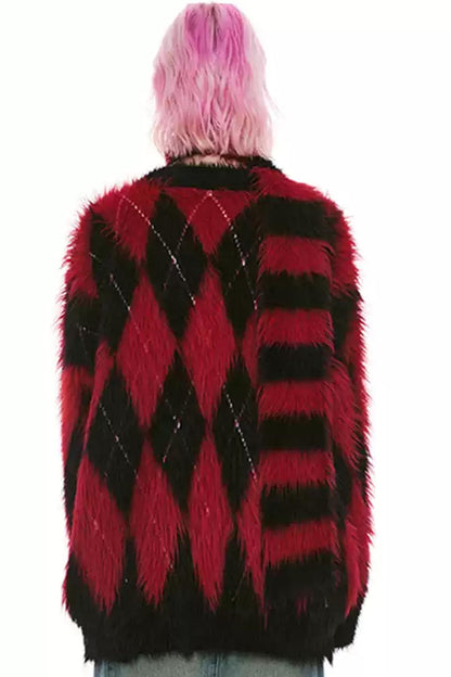 Retro Rock Mink Fur Sweater