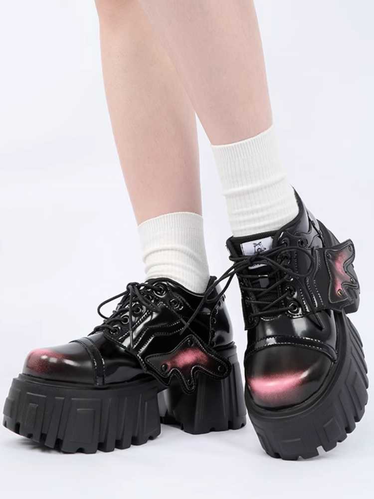 Hot girl punk platform shoes