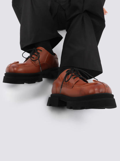 Original retro leather shoes