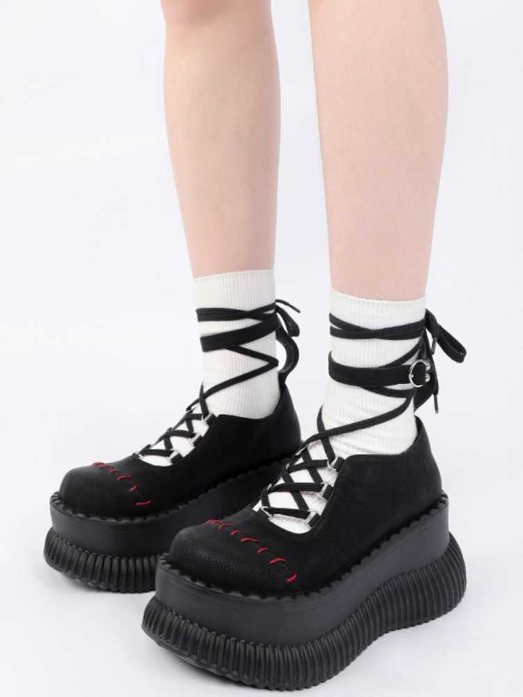 Mary Jane platform shoes