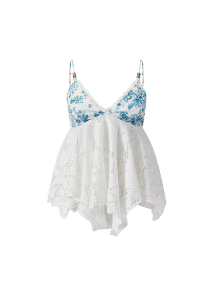 French Hand-Painted Tencel Lace Set-Up