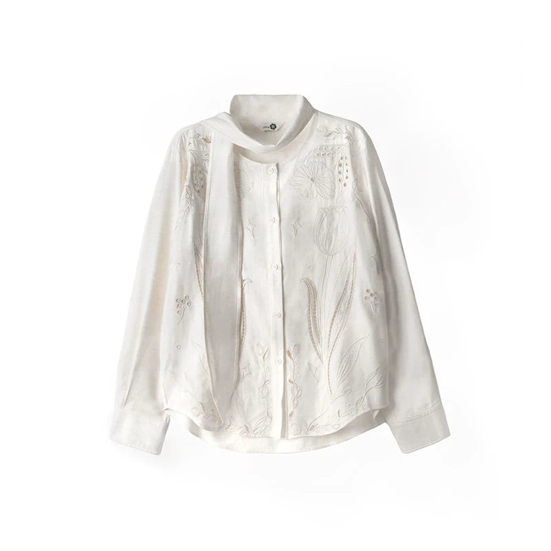 Tulip Embroidery Blouse