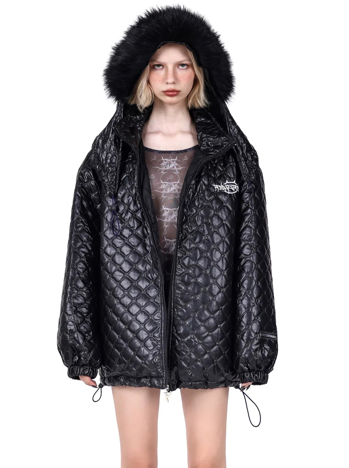 Fox Fur Loose Genderless Cotton Jacket