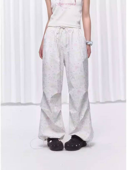 Printed casual pants