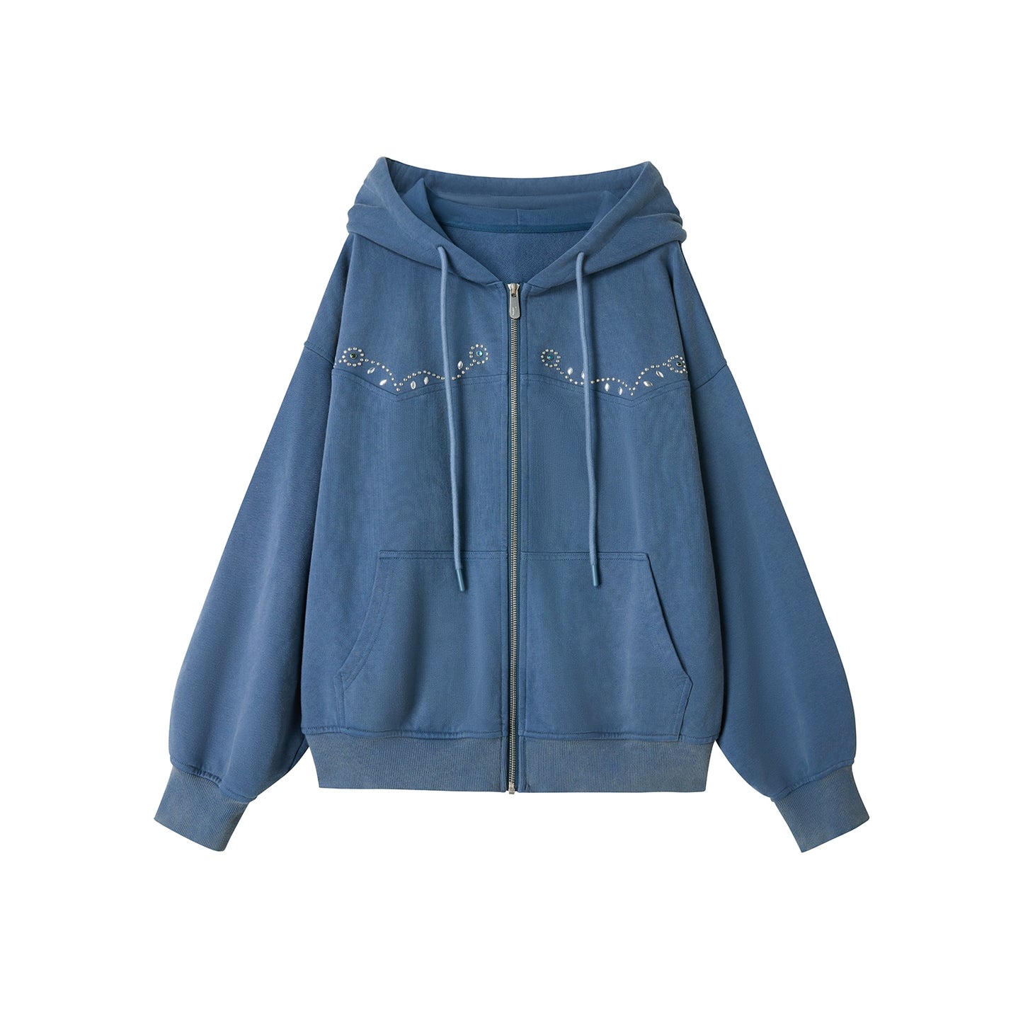 Diamond Hooded Sweatshirt With Pants Set-Up