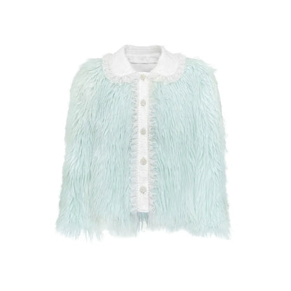 short faux fur jacket