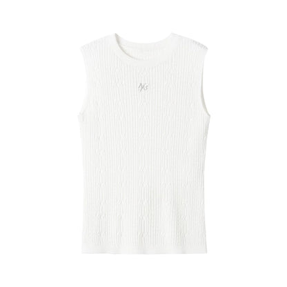 Lyocell Wool Knit Vest
