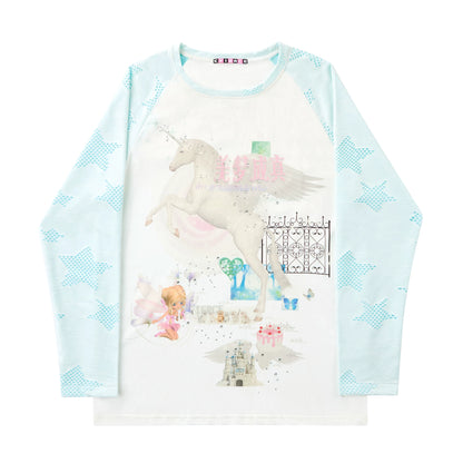 Unicorn Dreams Raglan-Top
