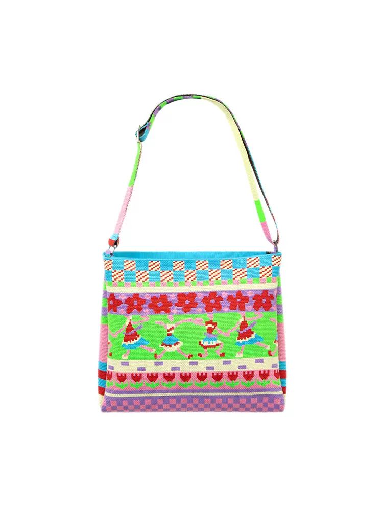 Colorful shoulder bag