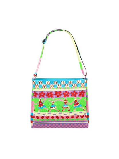 Colorful shoulder bag