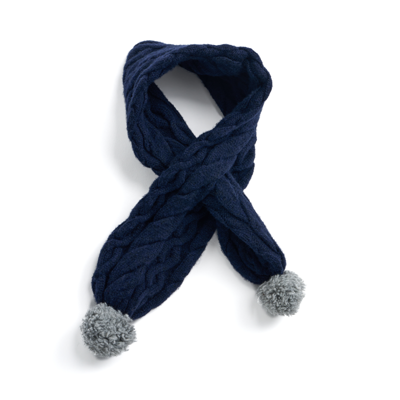 Dual-Tone Merino Wool Scarf