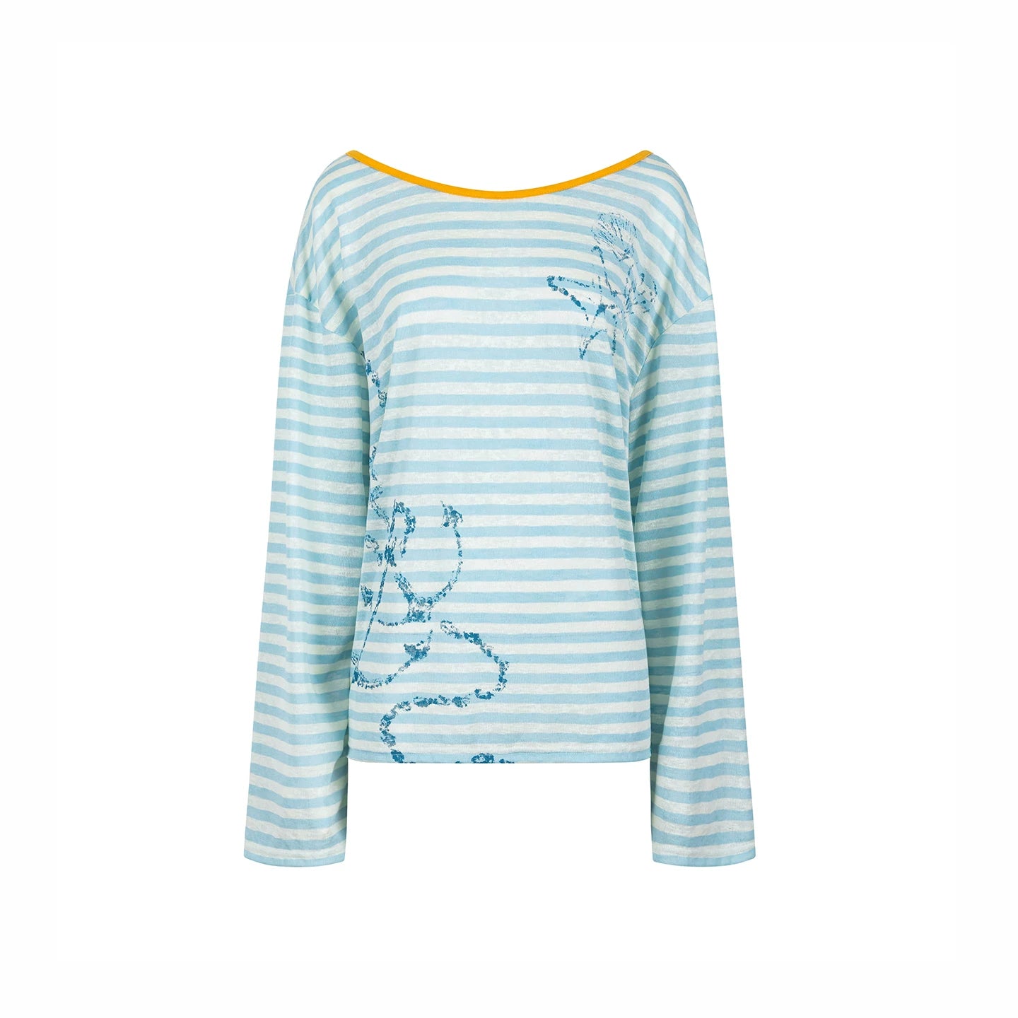 Versatile Striped Cover-Up Top