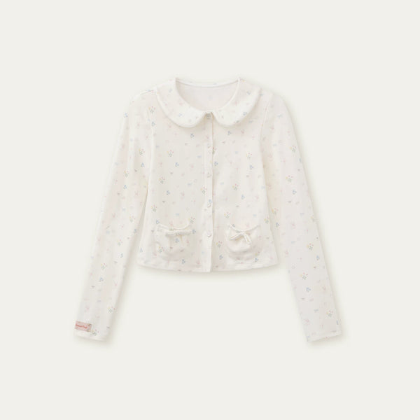 Printed Doll Collar Top Set-Up