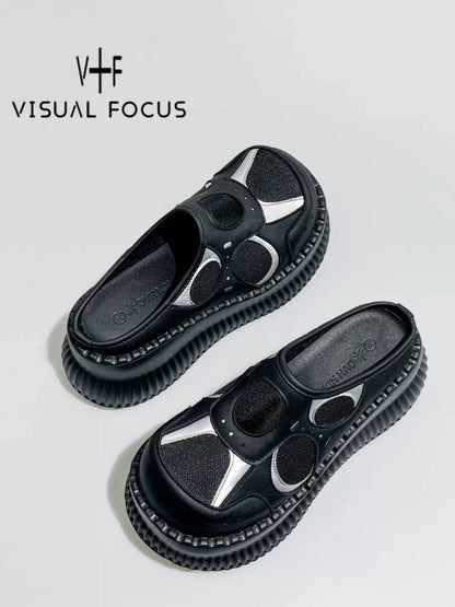 Women's platform slippers