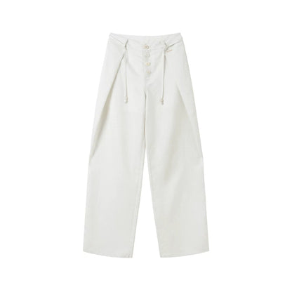 Tencel Linen Wide-Leg Pants