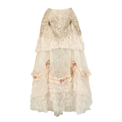 Elegant French Vintage Skirt Set-Up