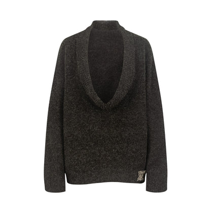 Retro Swing Collar Lazy Style Sweater