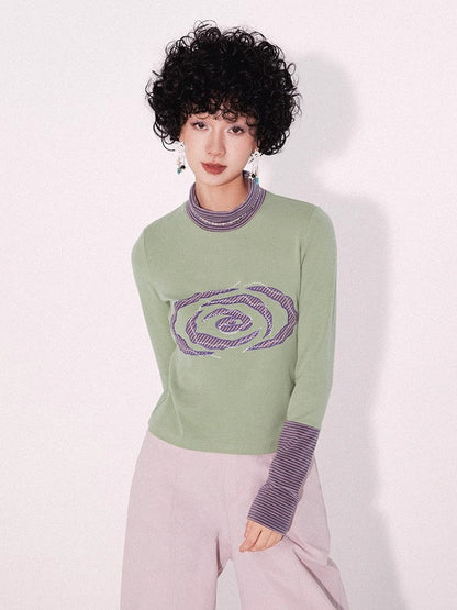 Retro long sleeve t-shirt