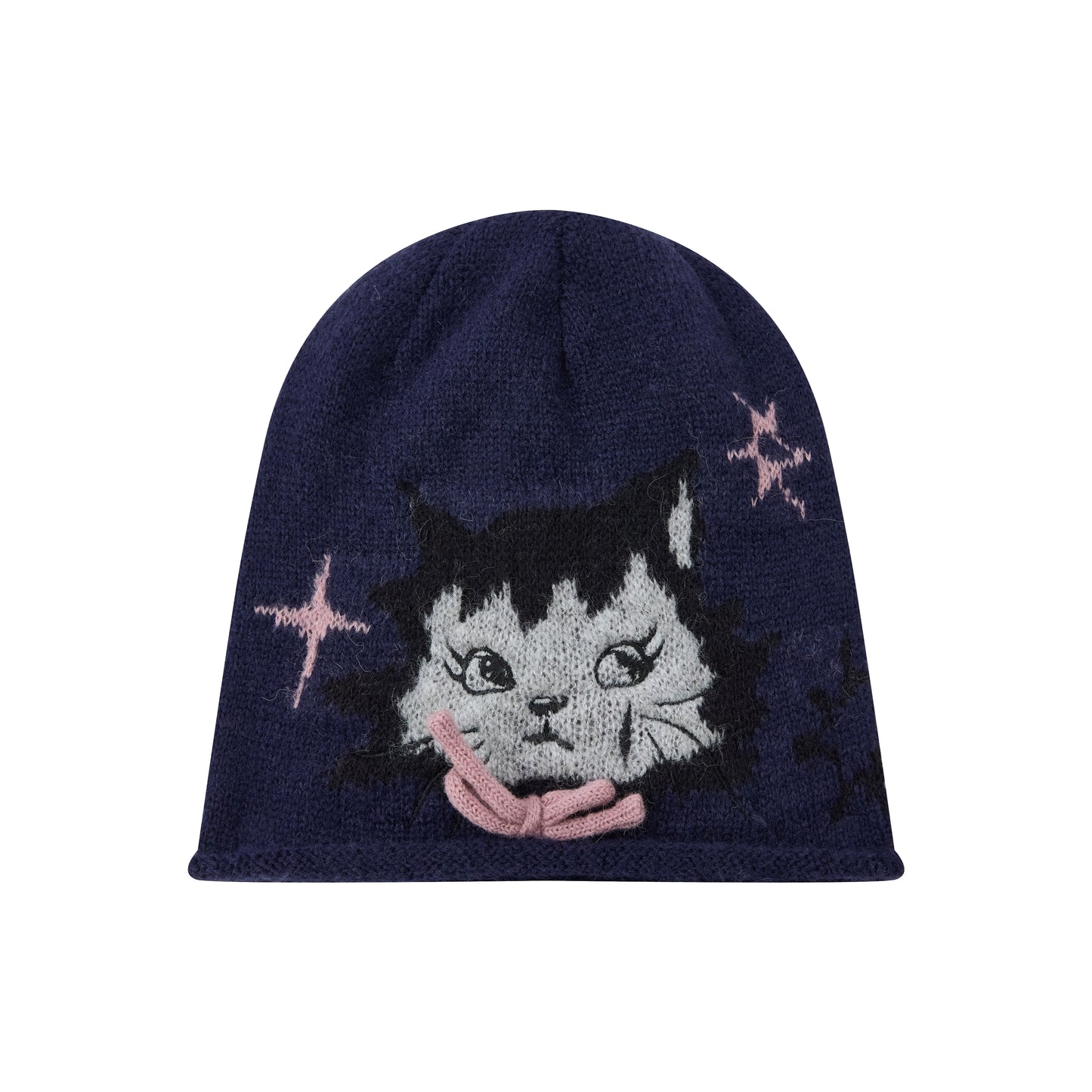 Knitted Cat Beanie Hat