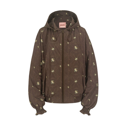 Sweet Fun Print Short Jacket