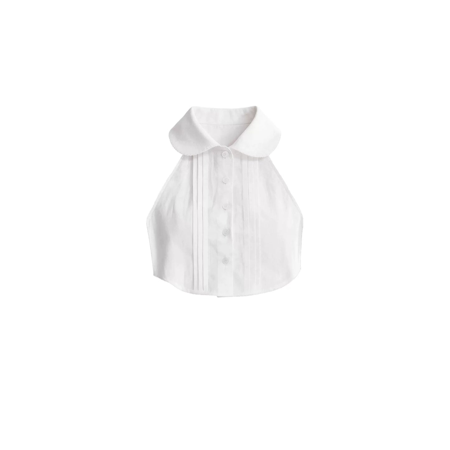 Korean-Style Decorative Shirt Collar