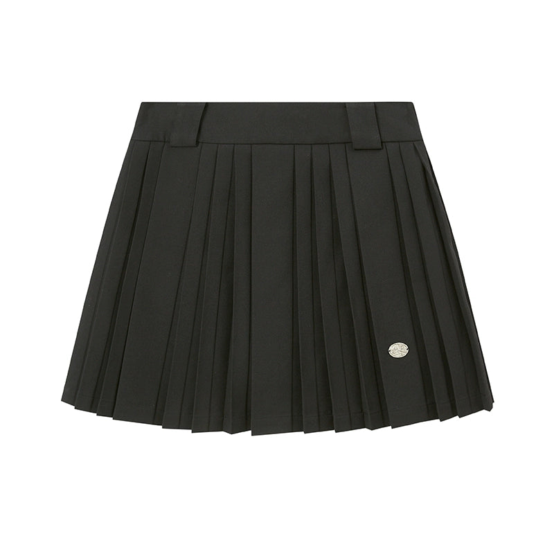 Three-Dimensional Pleated Skirt