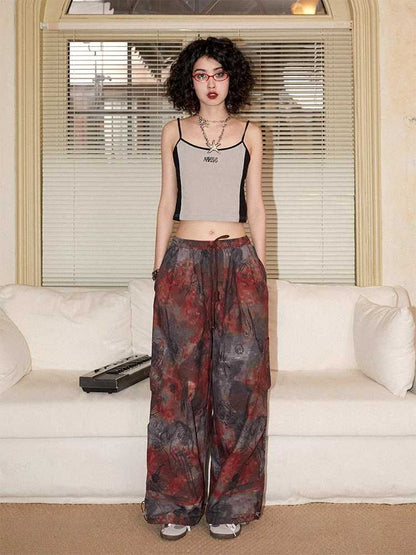 Casual loose printed pants