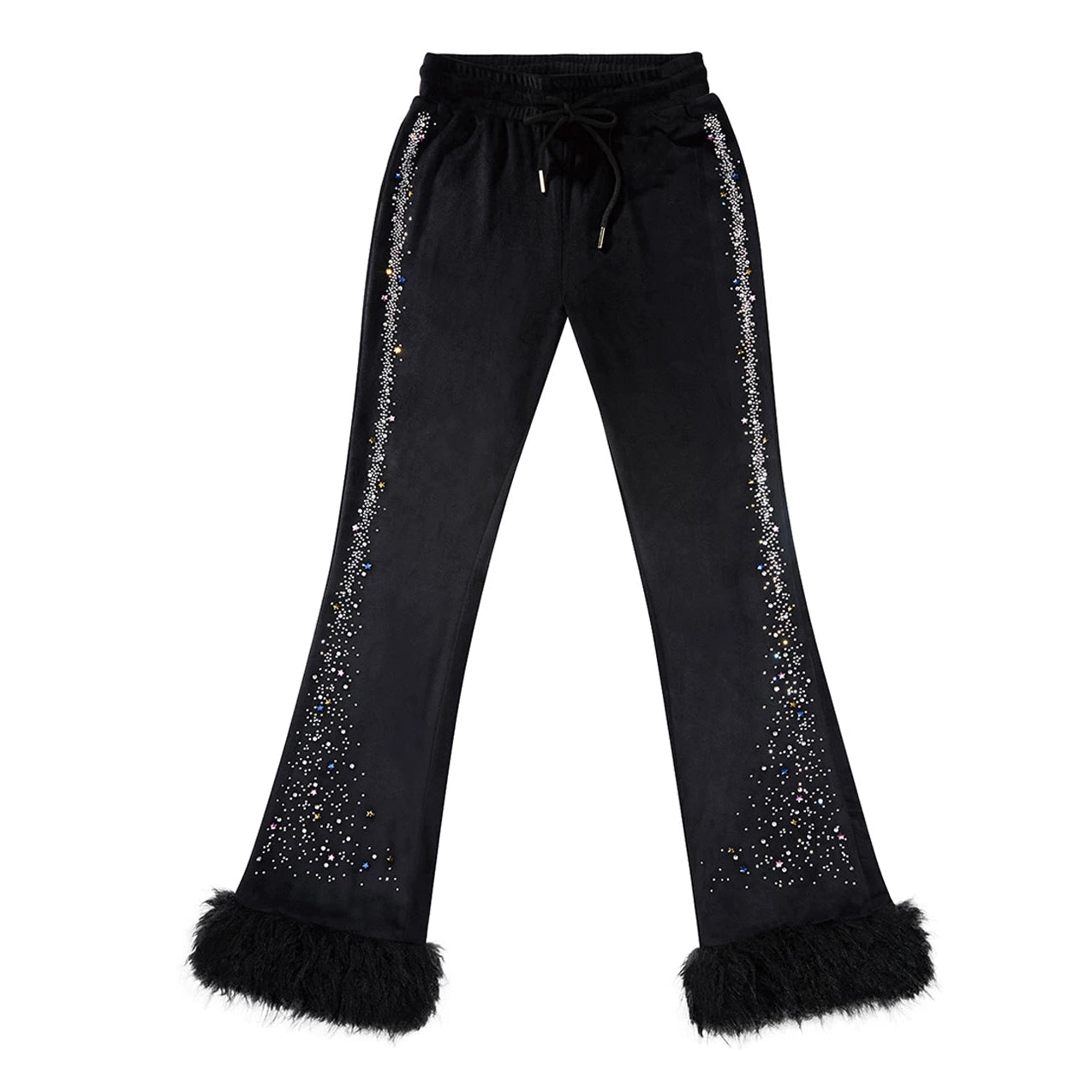 Unicorn Velvet Flared Pants