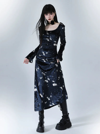 Chinese Velvet Adult Dress