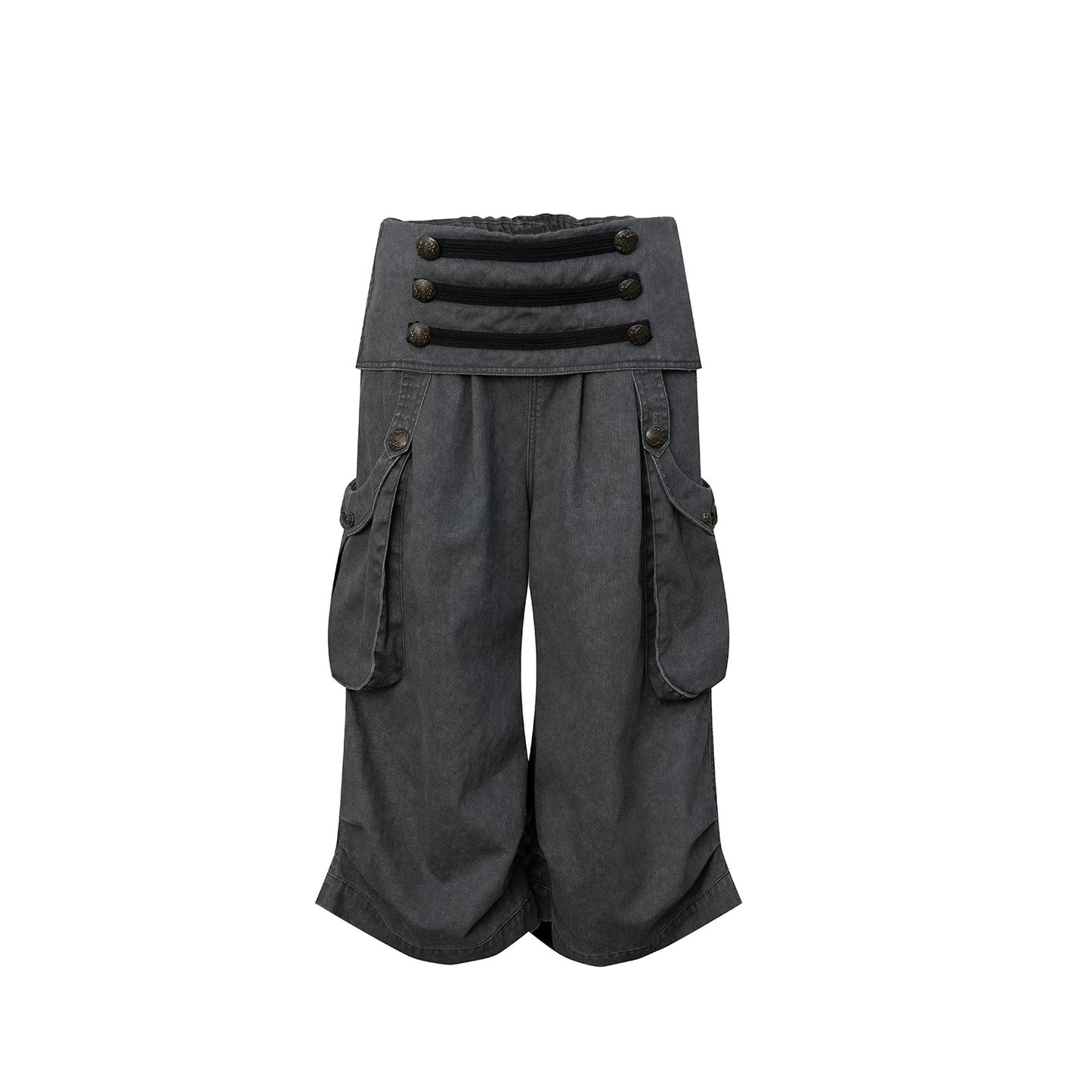 Retro Low-Waist Cargo Pants