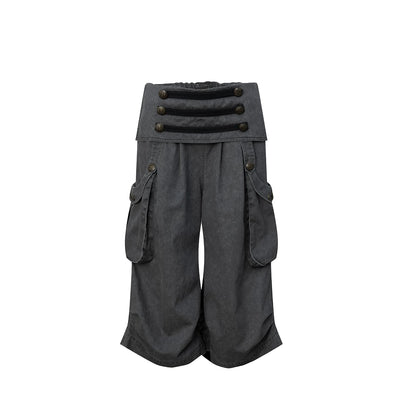 Retro Low-Waist Cargo Pants