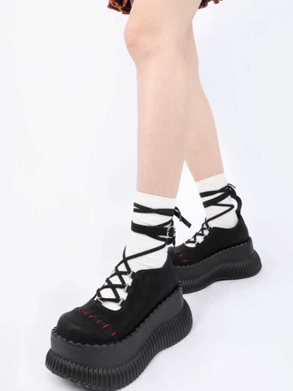 Mary Jane platform shoes