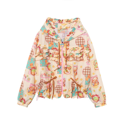 Patchwork Hooded UV Protection Jacket