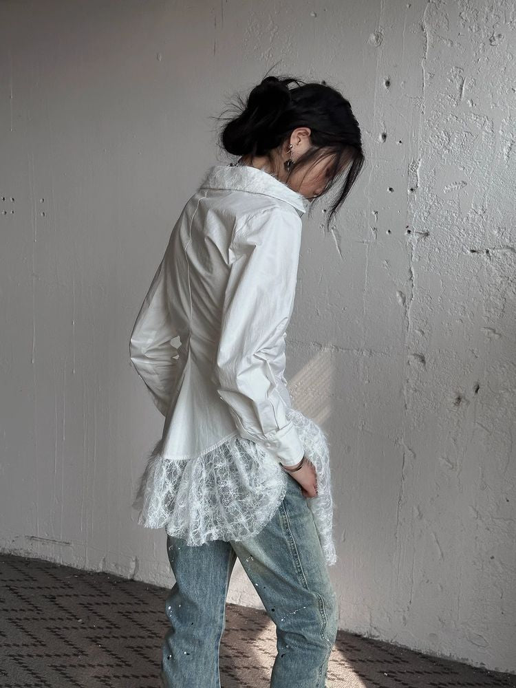 Original lace white shirt