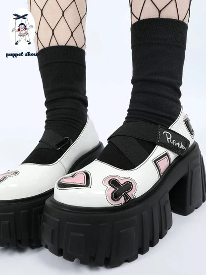 Velcro mary jane shoes