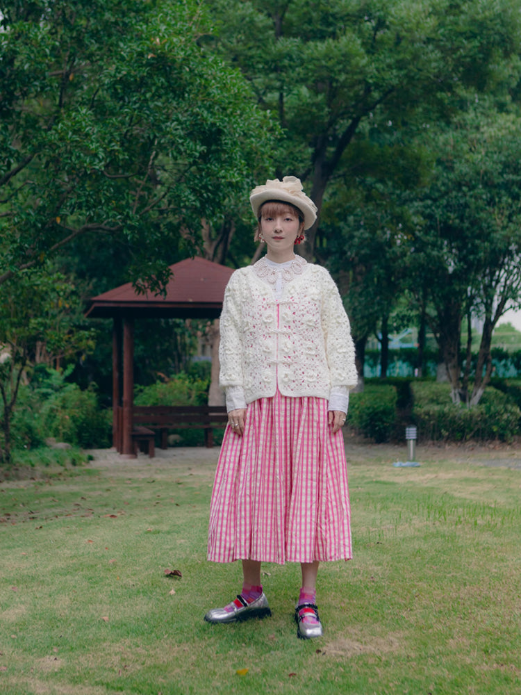 Embroidered flower jacket