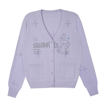 Mesh Graffiti Hooded Top Matching Set