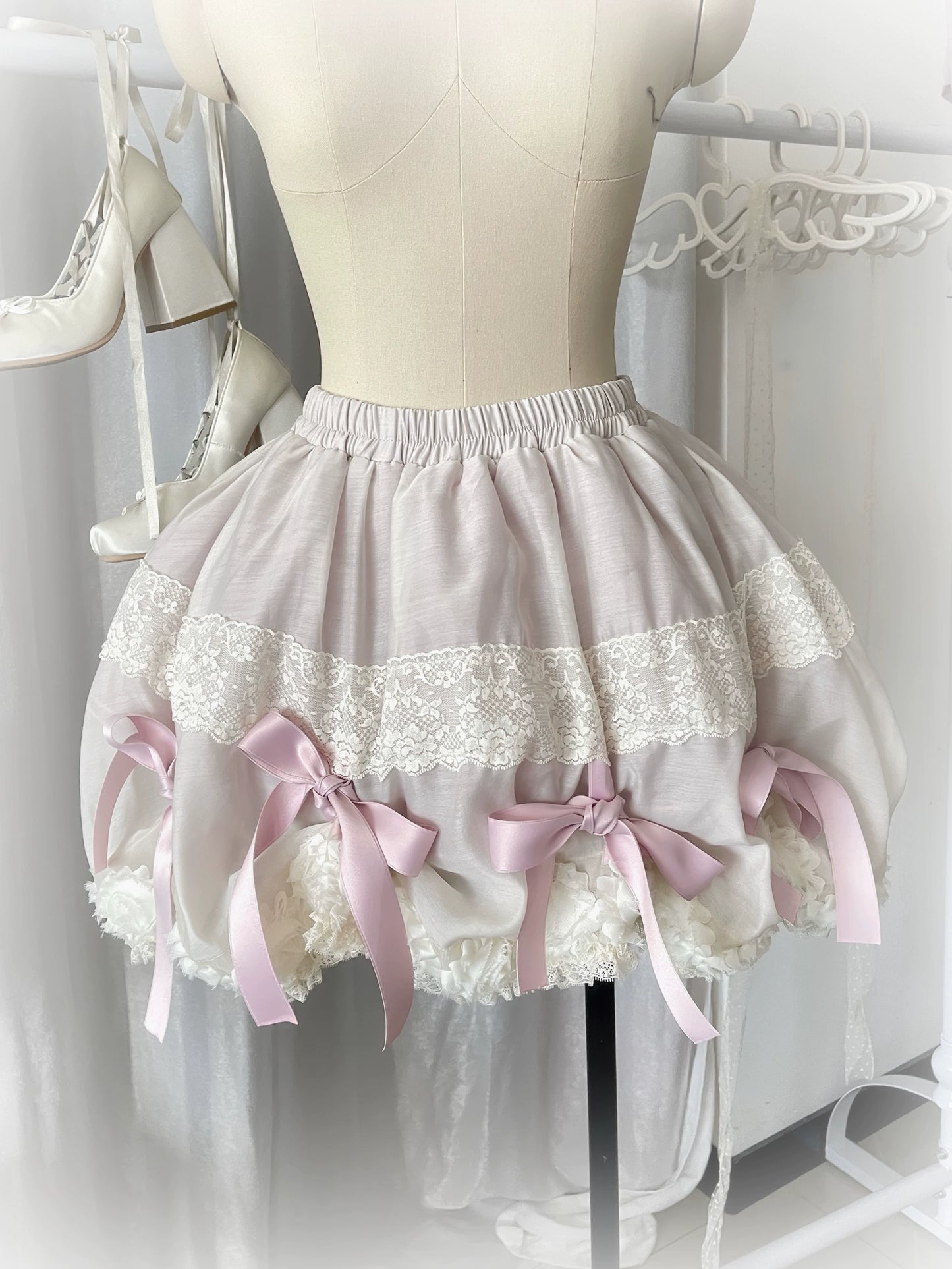 Pink Lace Swing Shirt Set-Up