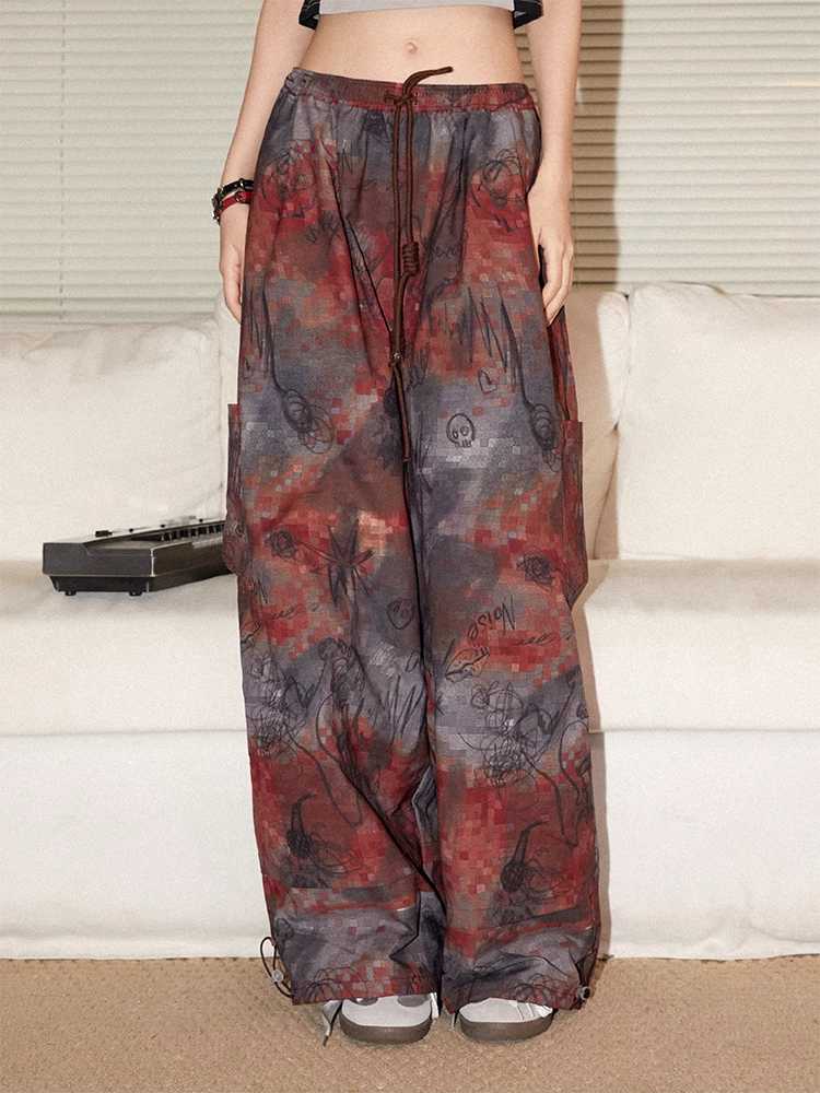 Casual loose printed pants