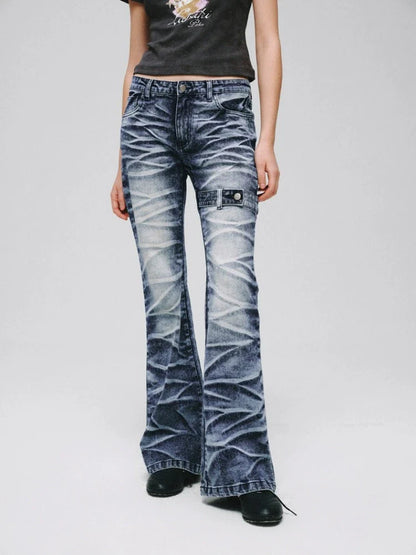 Stretch bootcut jeans