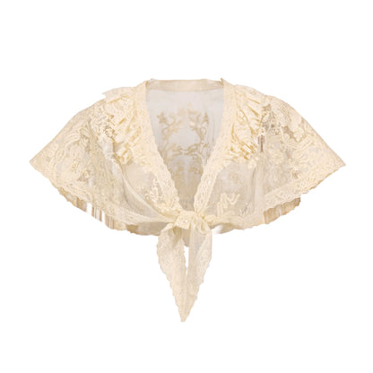 Châle en dentelle rococo
