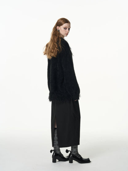 Imitation mink loose thick coat