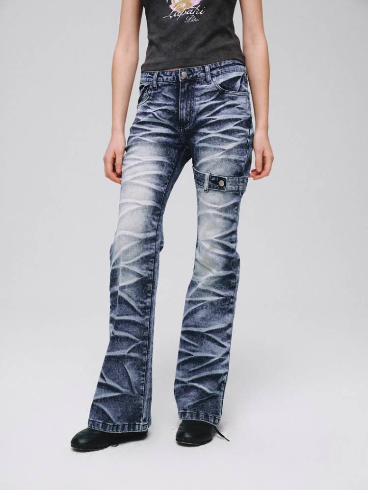 Stretch bootcut jeans