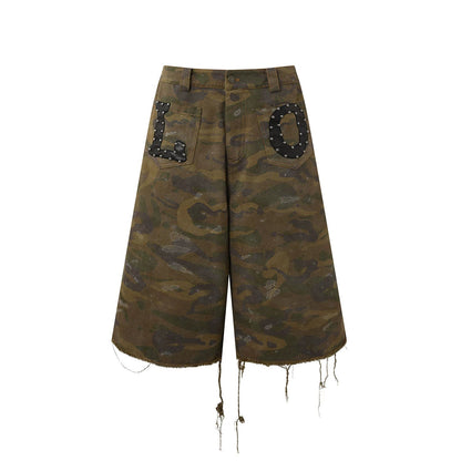 Camo Rivet Jeans